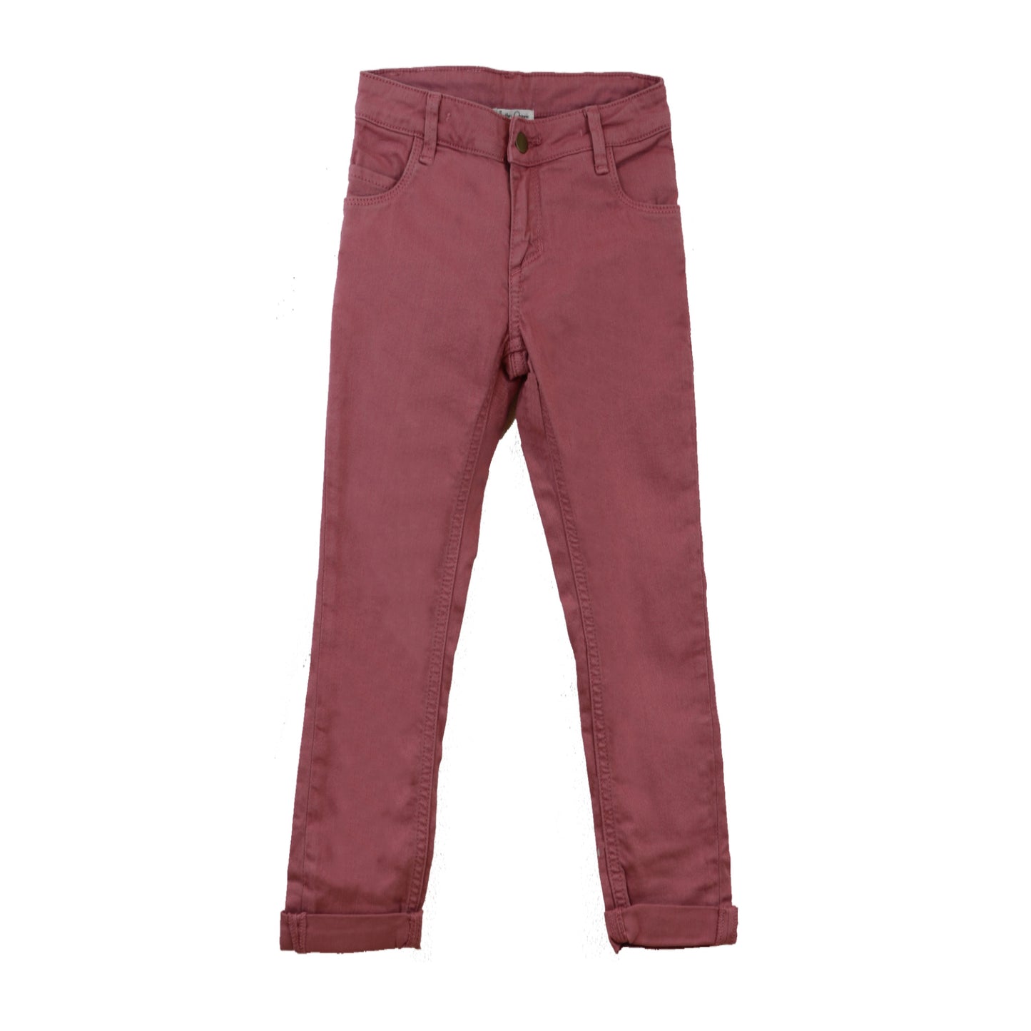 Color Denim Slim Fit Pant