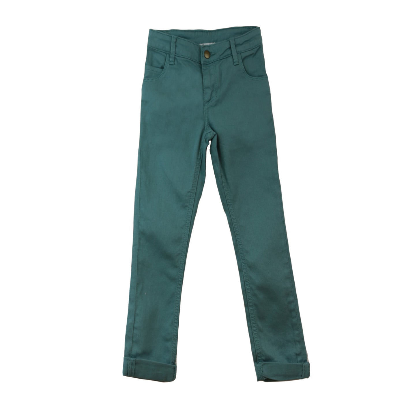 Color Denim Slim Fit Pant