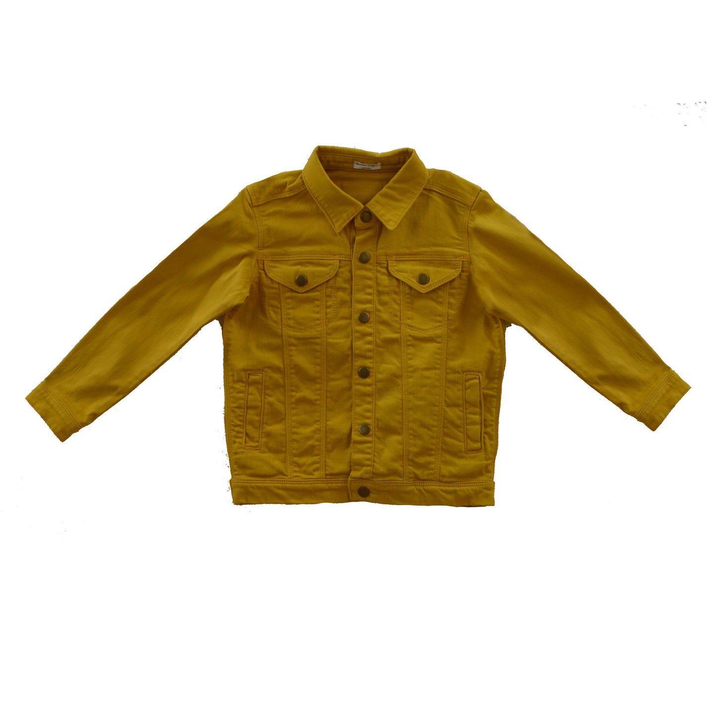 Goldgelbe Jeansjacke