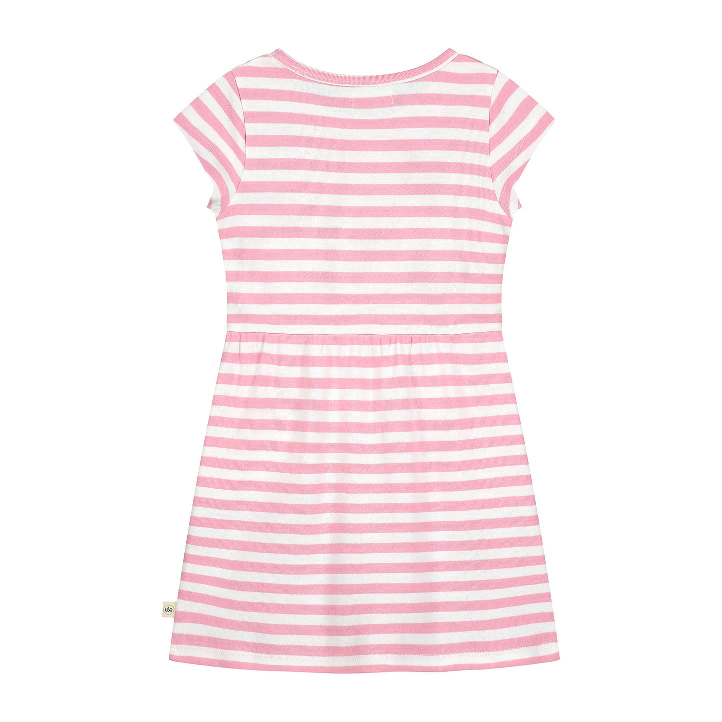 Daisy Print Yarn Dyed Jersey Evase Dress
