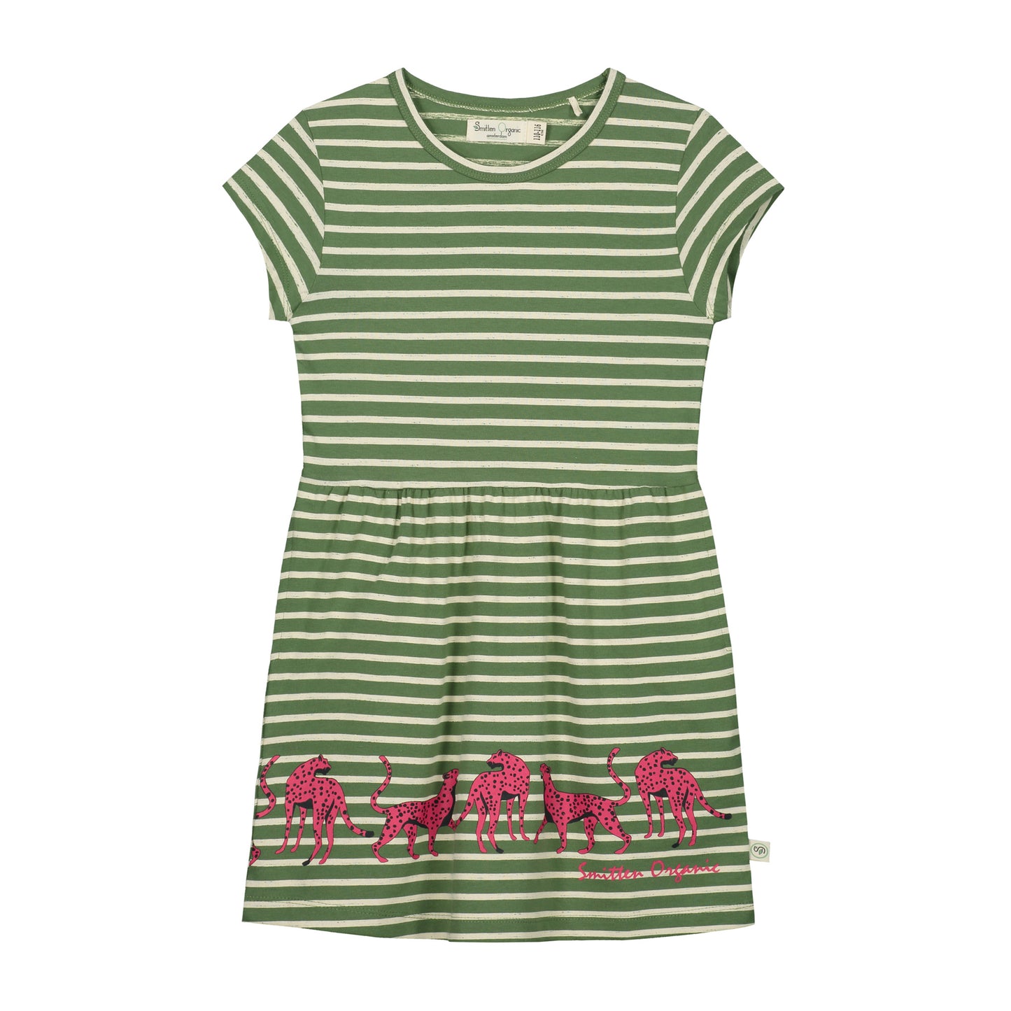 Safari leopard walk evase dress
