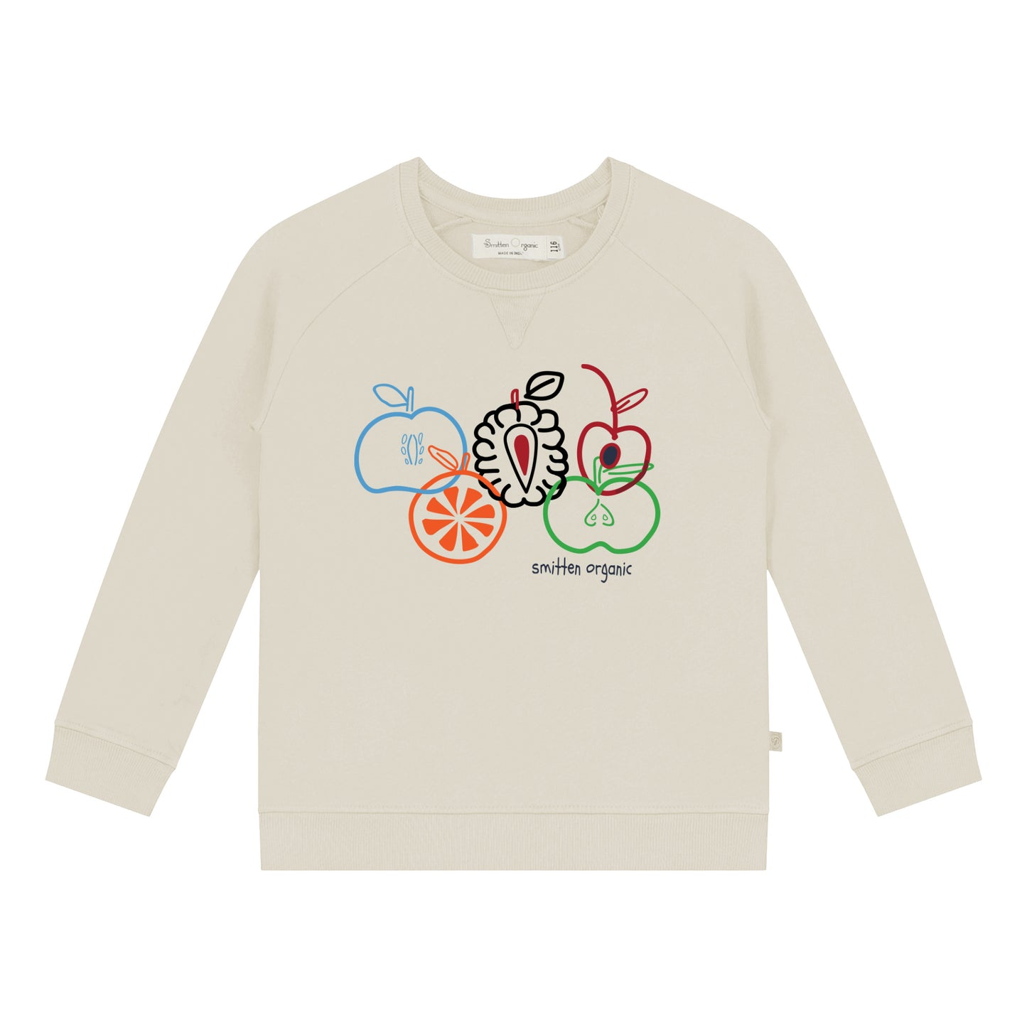 Sweatshirt met continentring