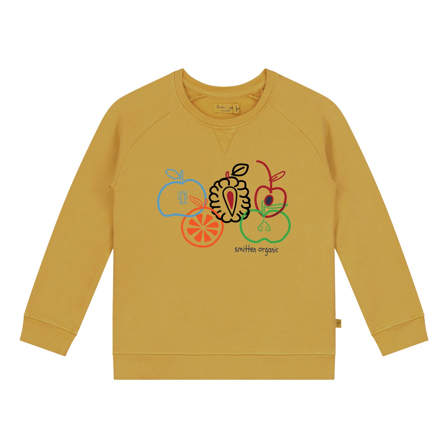 Sweatshirt met continentring