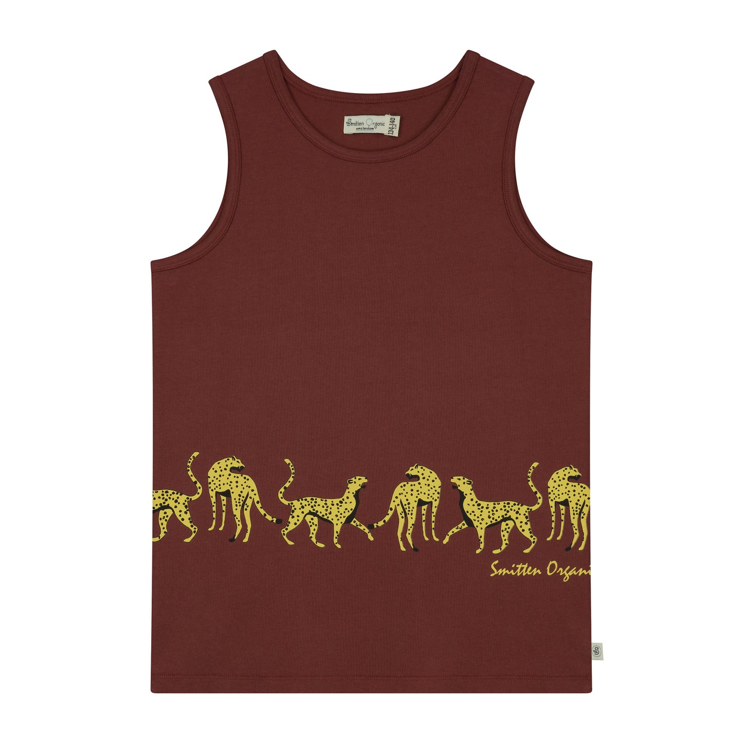 Gehendes Tanktop mit Safari-Leoparden