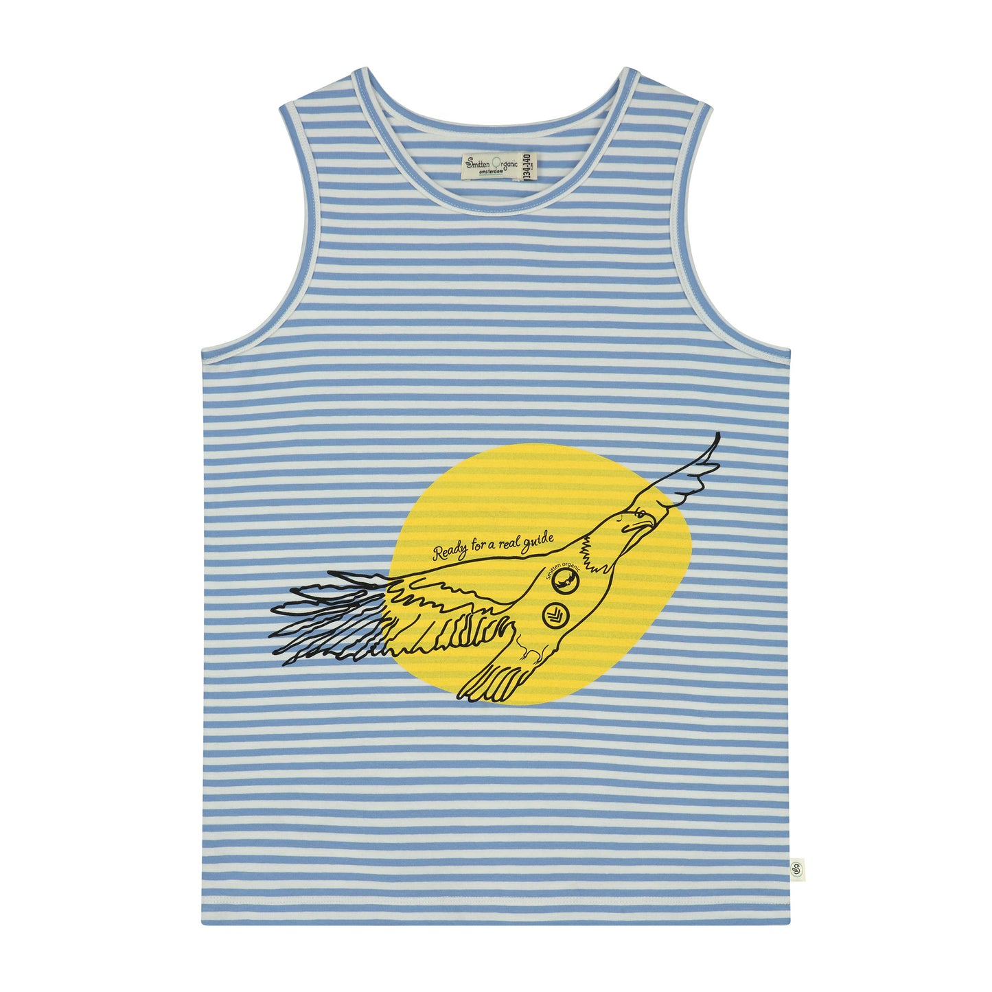 Safari havikgids in blokprint tanktop