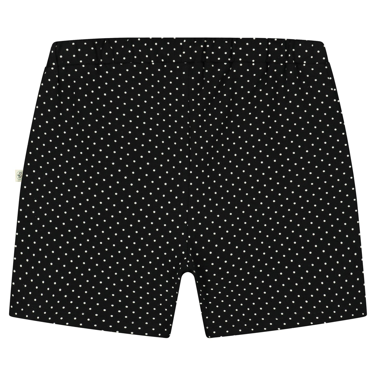 Safari geborduurde zwarte luipaard short