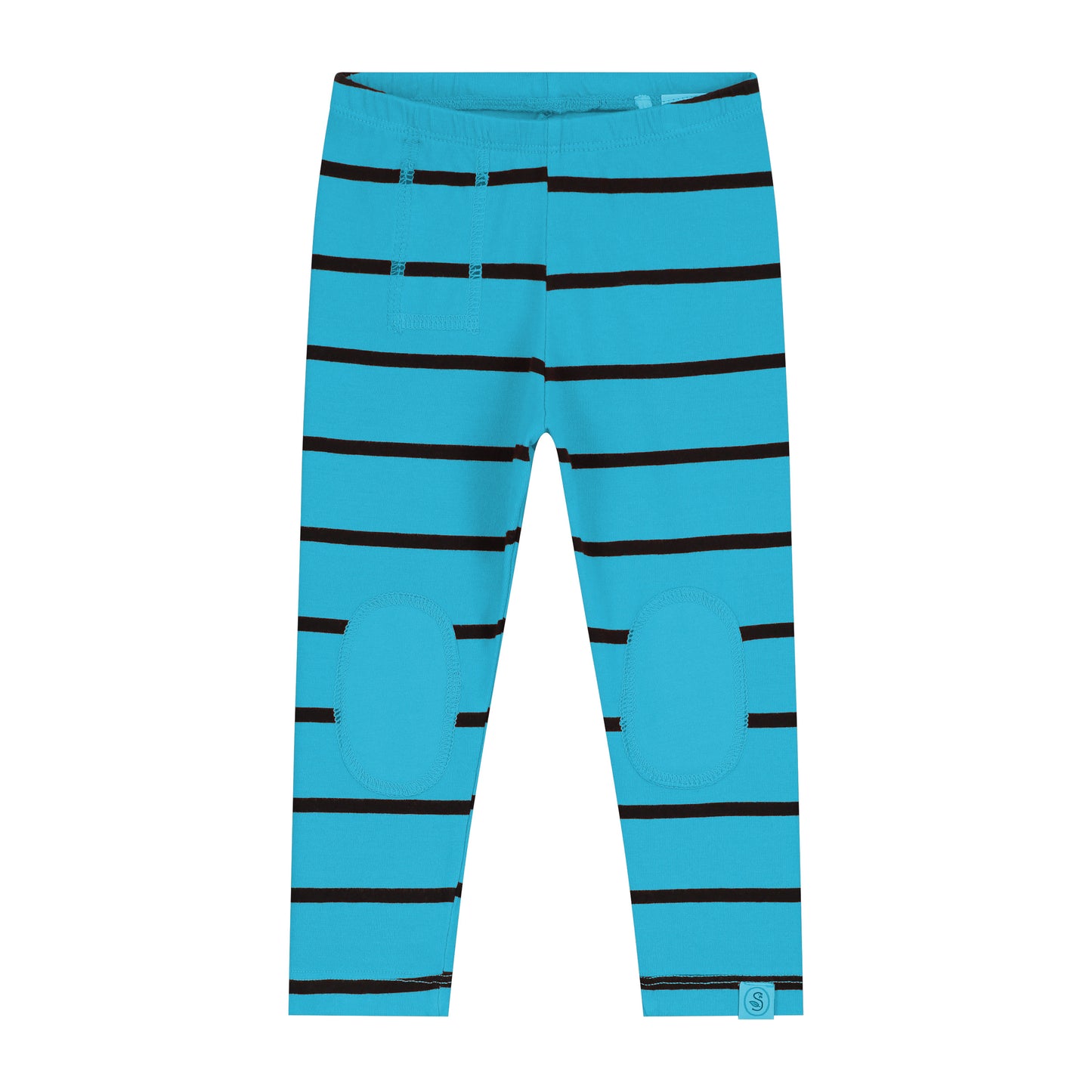 Legging mit garngefärbten Streifen und Vintage-Waschung