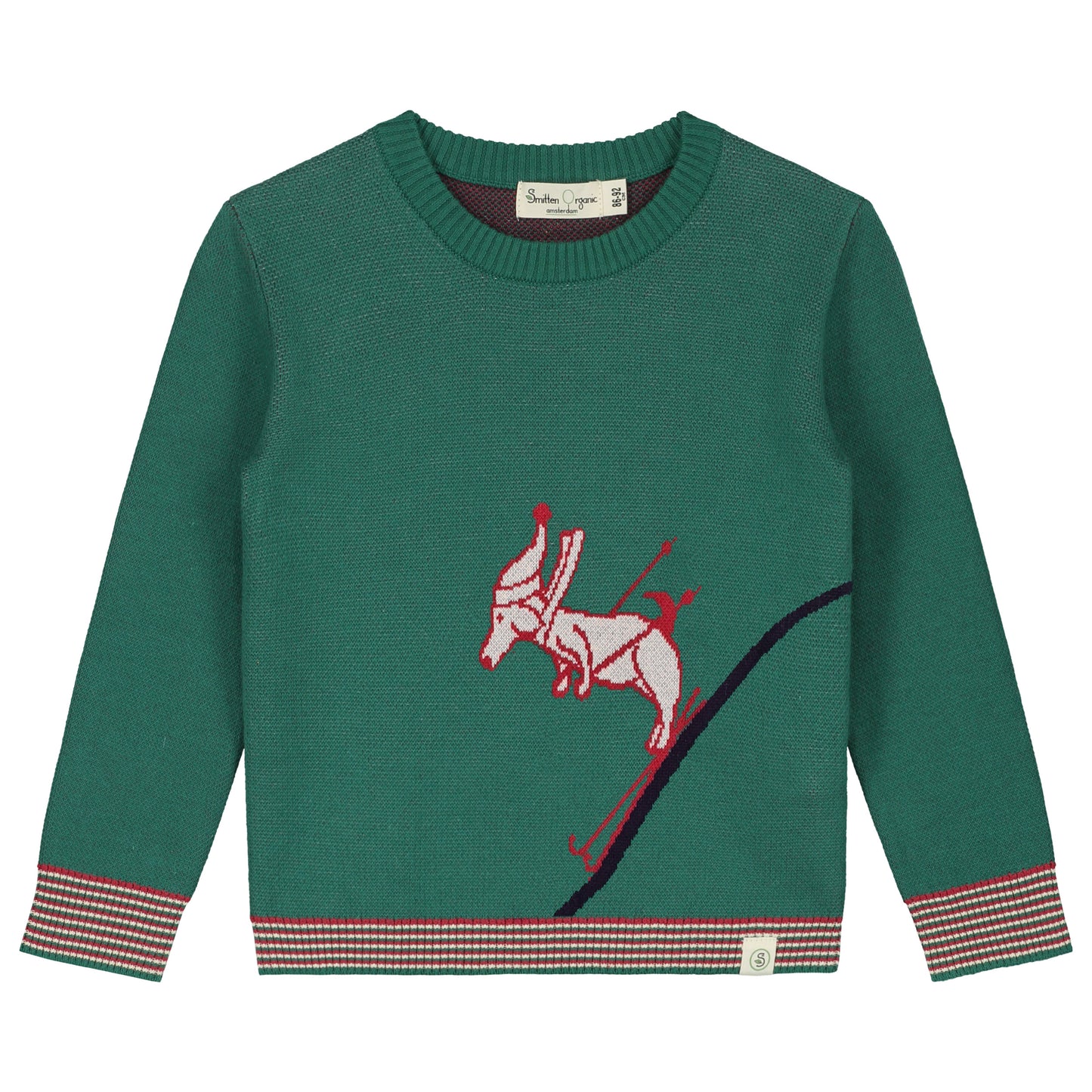Jaquard-Ski-Dackel-Pullover
