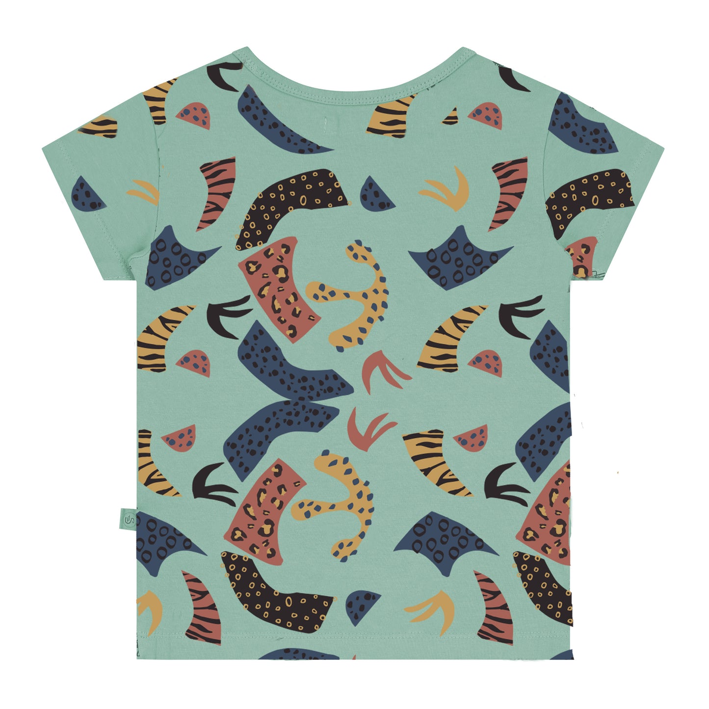 All Over Abstract Print T-Shirt SS