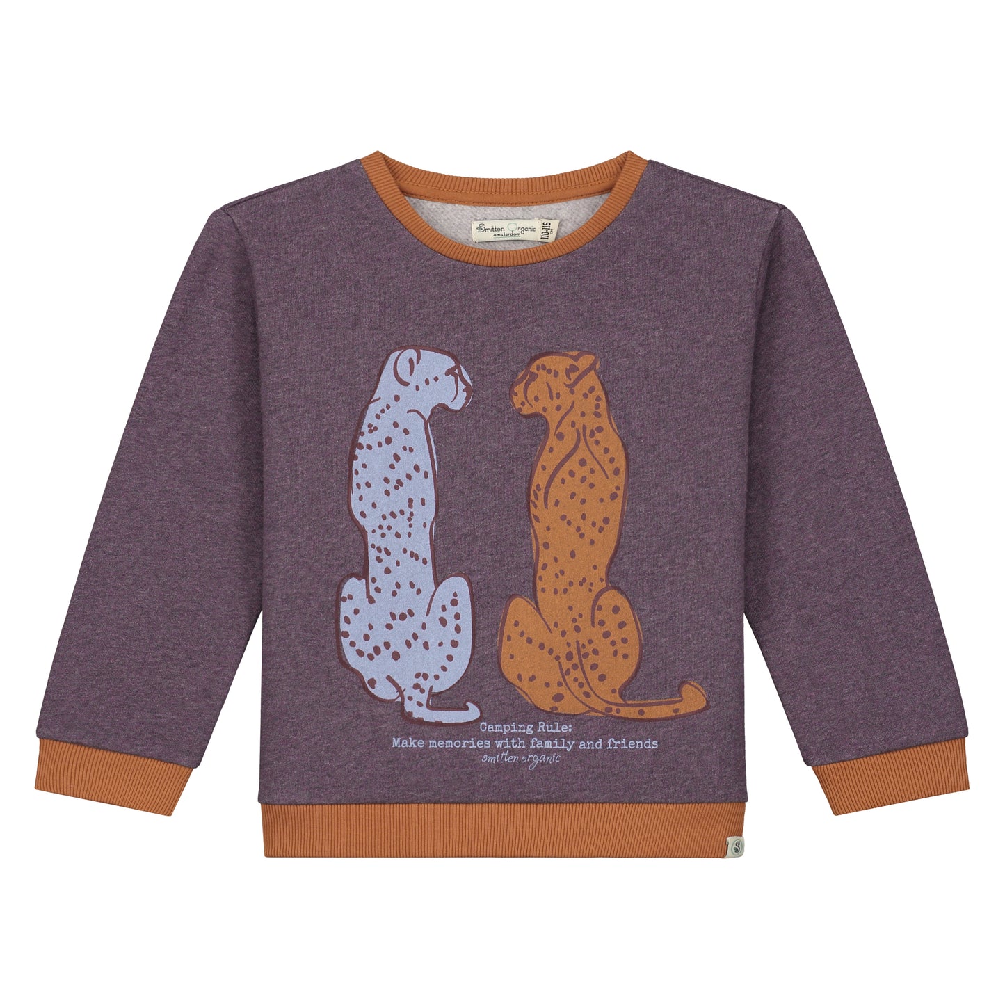 Camping Rule Melange Pullover Langarm