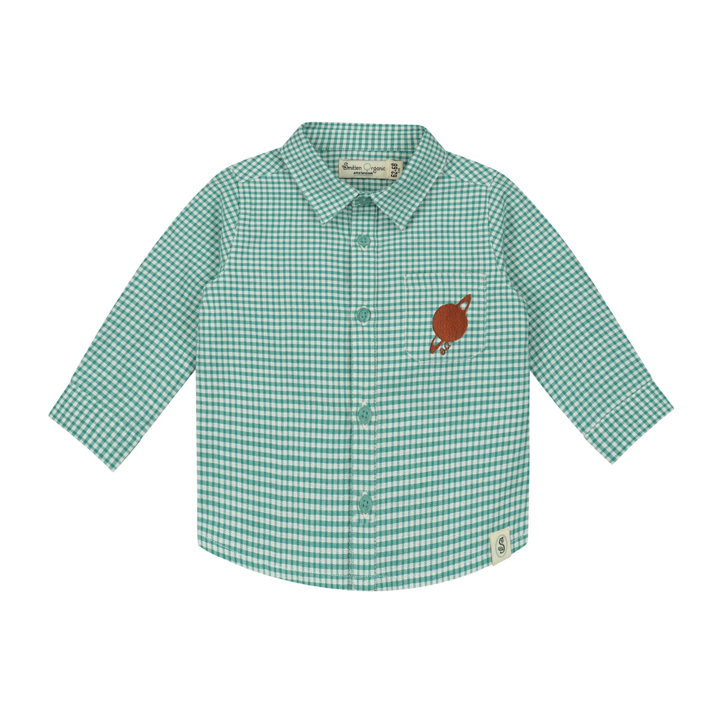 Vichy besticktes Hemd LS