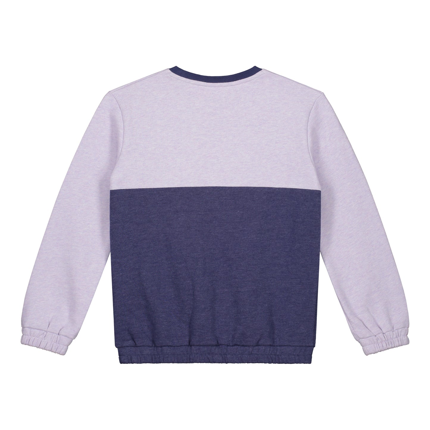 Paars en blauw blokkleur trui