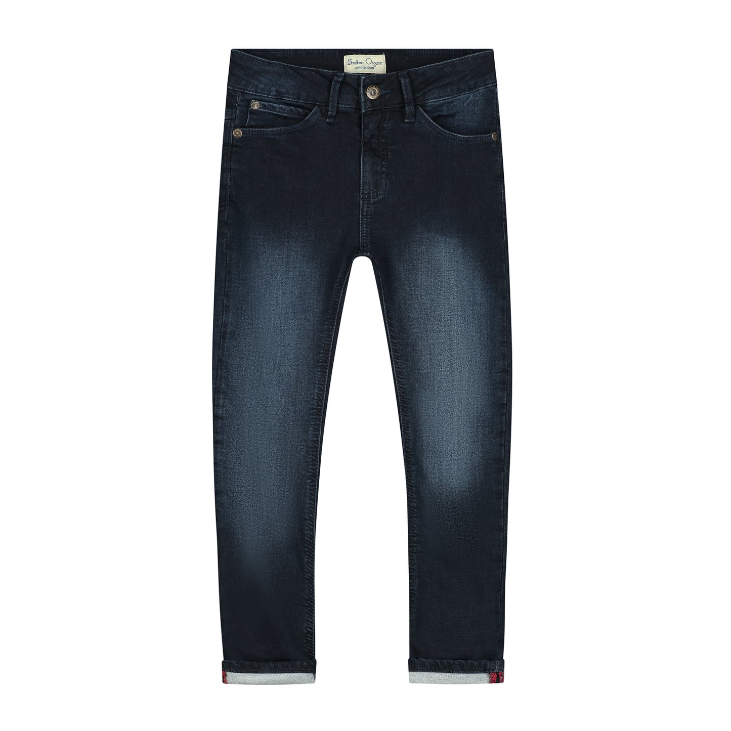 Dunkle Waschung Comfort Fit O-Shape Fit Denim