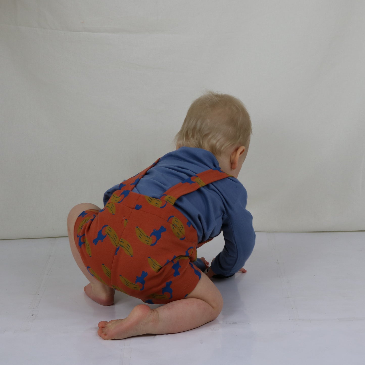 All Over Toucan Banana print Unisex Dungree