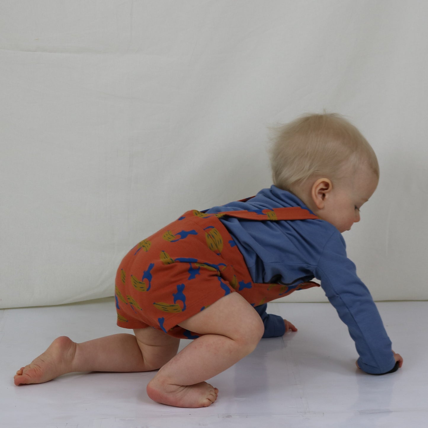 All Over Toucan Banana print Unisex Dungree