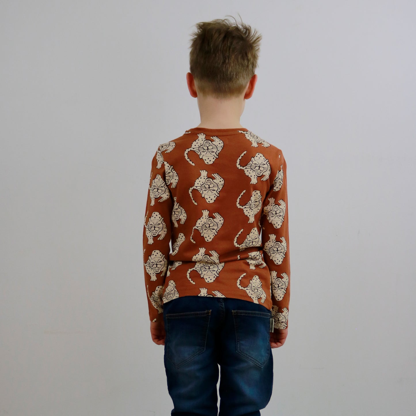 Magical Leopard All Over Print T-Shirt LS