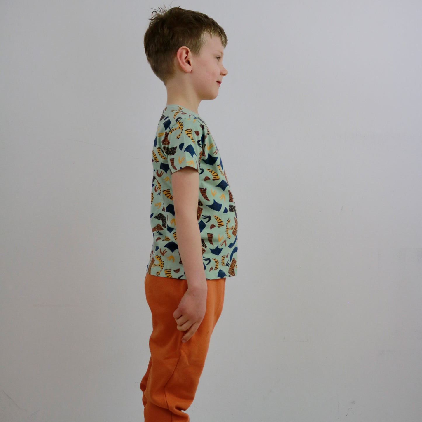 All Over Abstract Print T-Shirt SS
