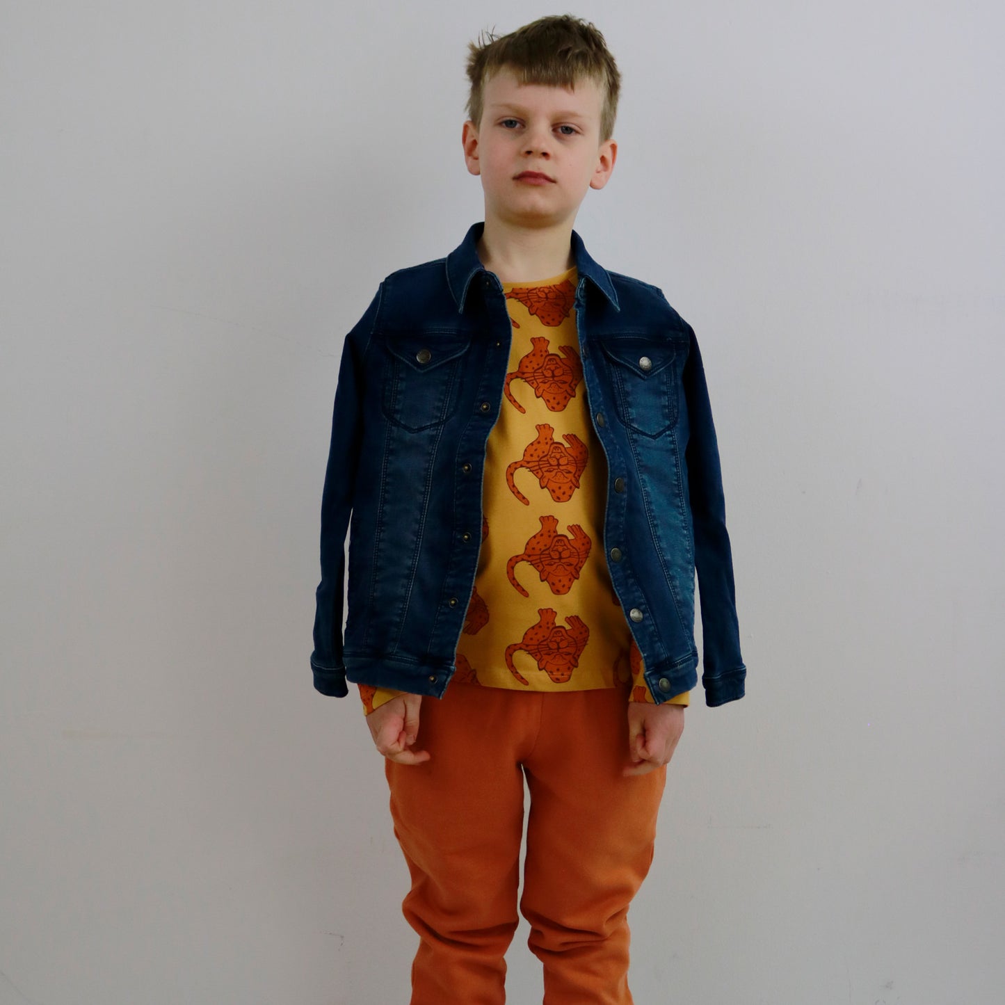 Magical Leopard All Over Print T-Shirt LS