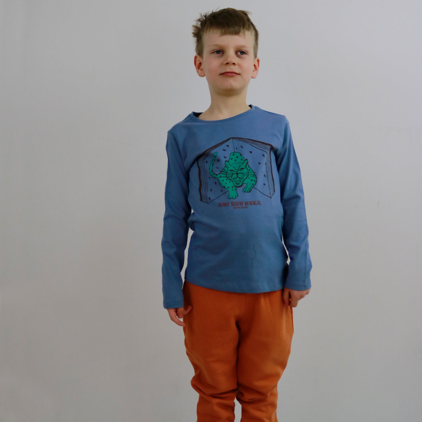 Magical Today Print T-Shirt LS