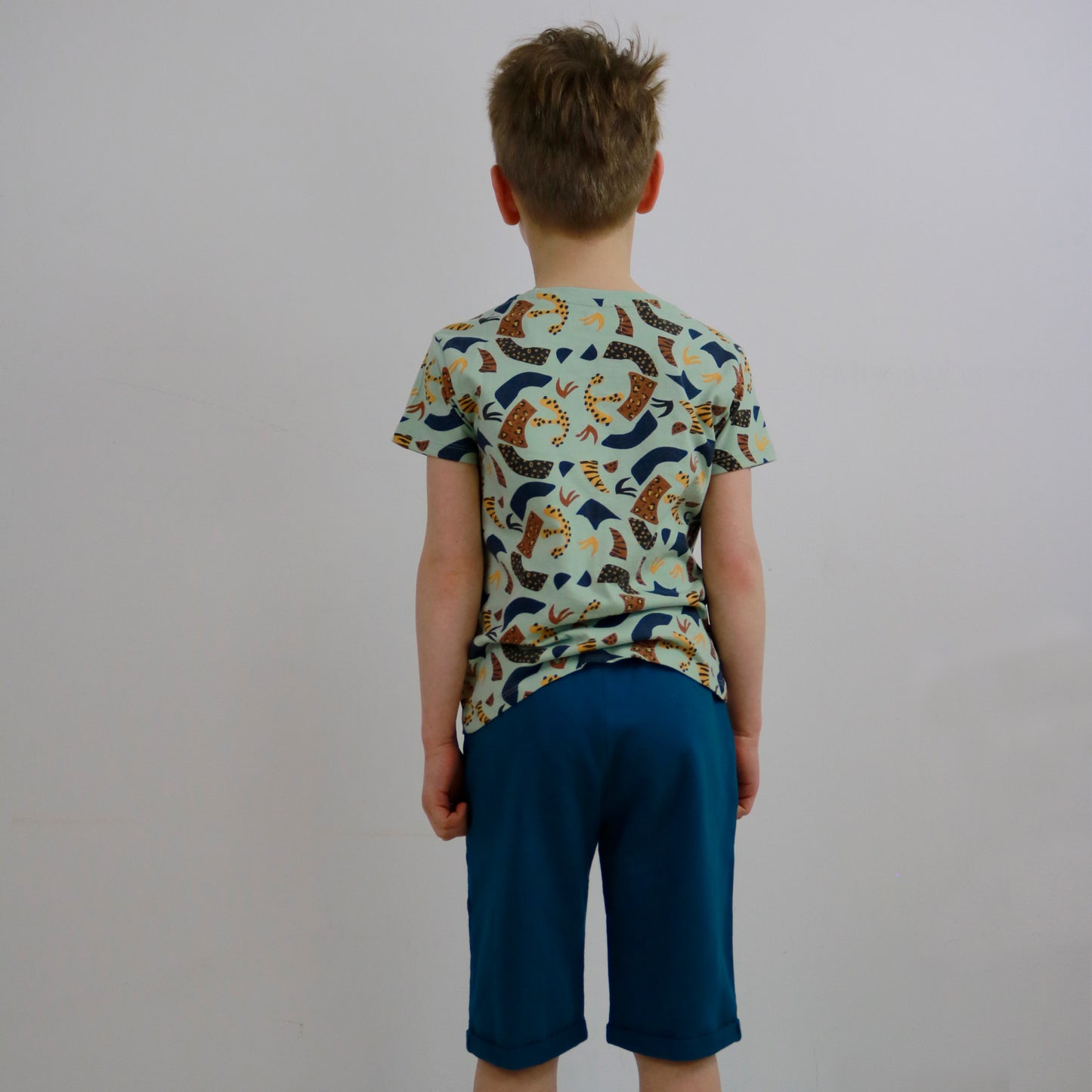 All Over Abstract Print T-Shirt SS