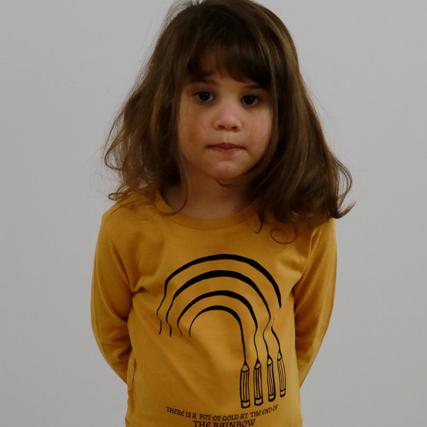 Rainbow Print T-Shirt LS