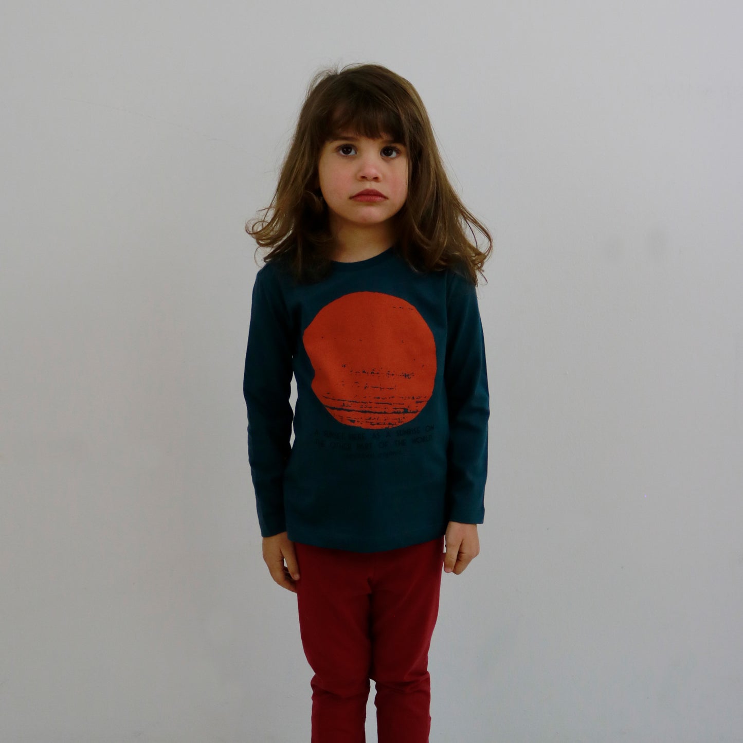 Sunrise Print T-Shirt LS