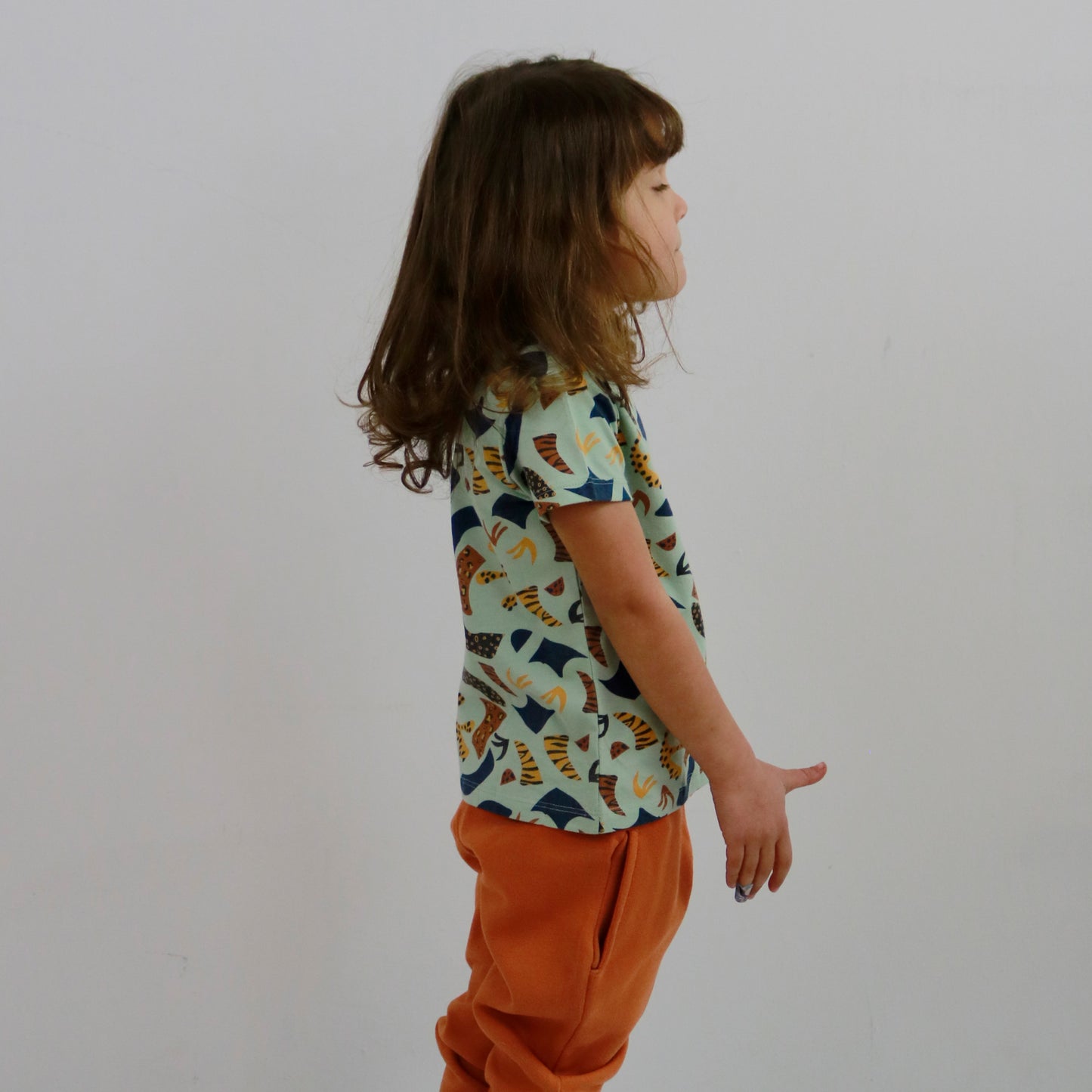 All Over Abstract Print T-Shirt SS