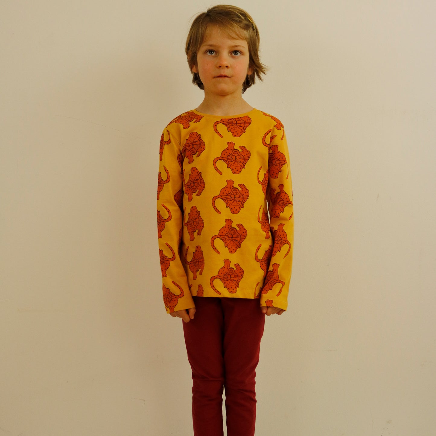 Magical Leopard All Over Print T-Shirt LS