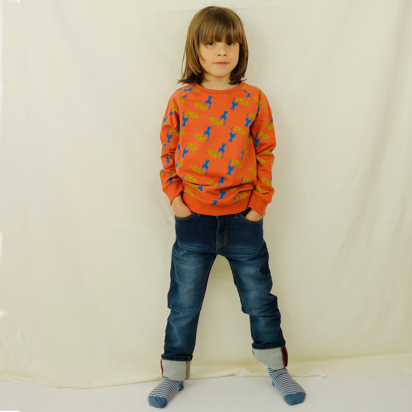 All Over Toucan Banana print Unisex Pullover
