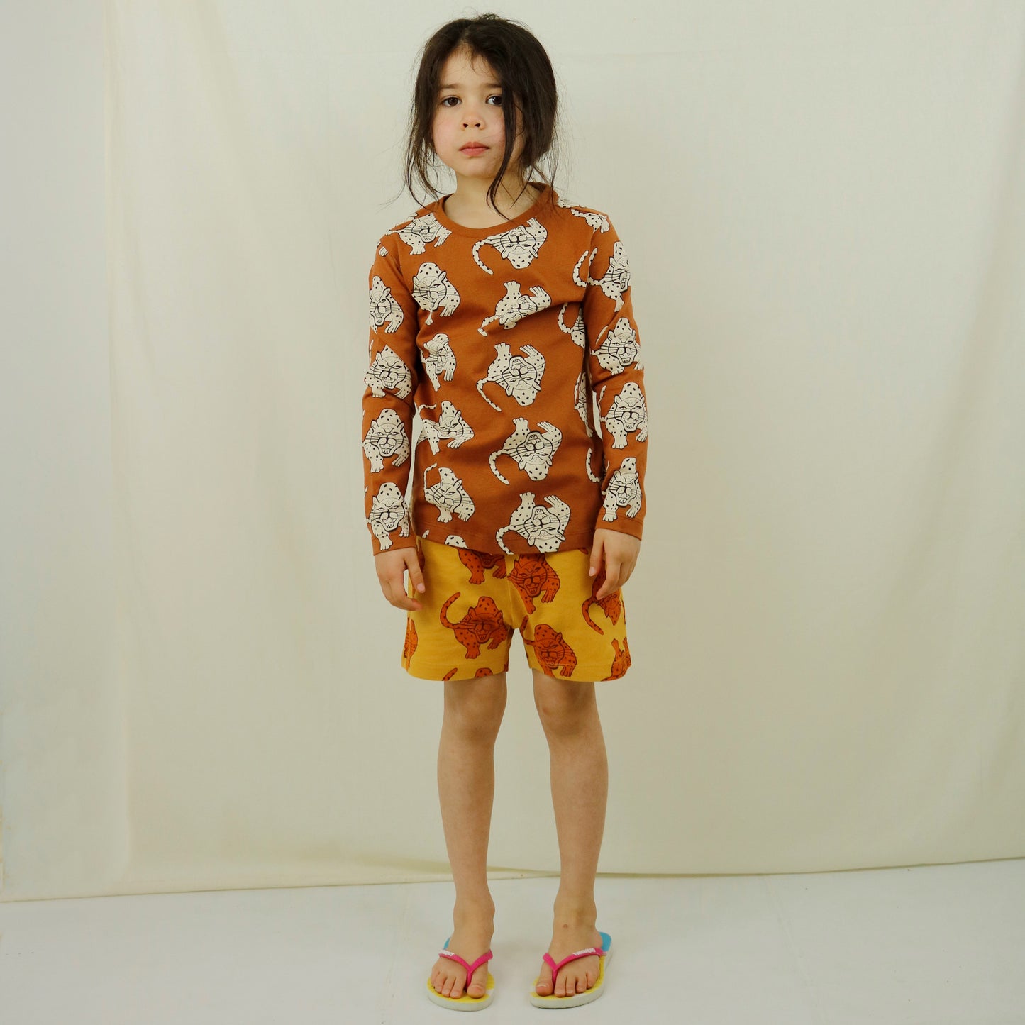 Magical Leopard All Over Print T-Shirt LS