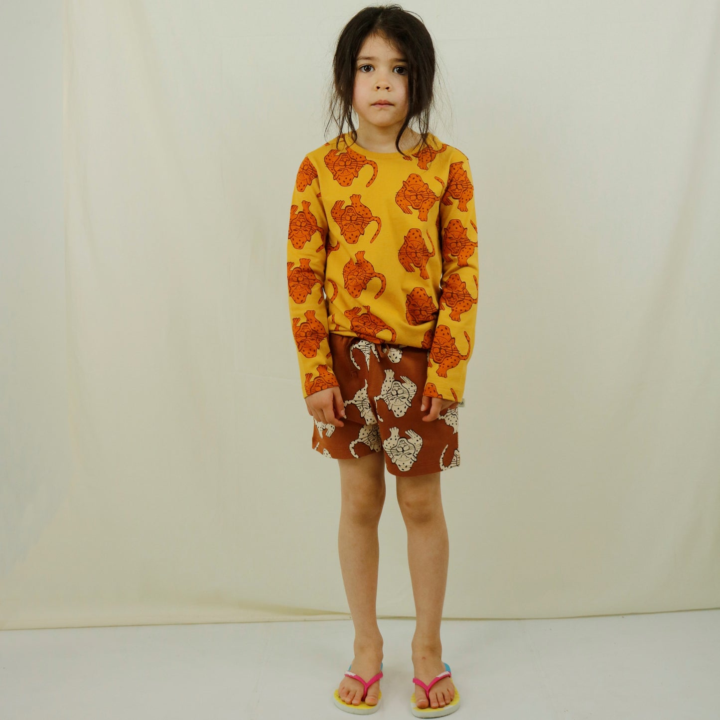 Magical Leopard All Over Print T-Shirt LS