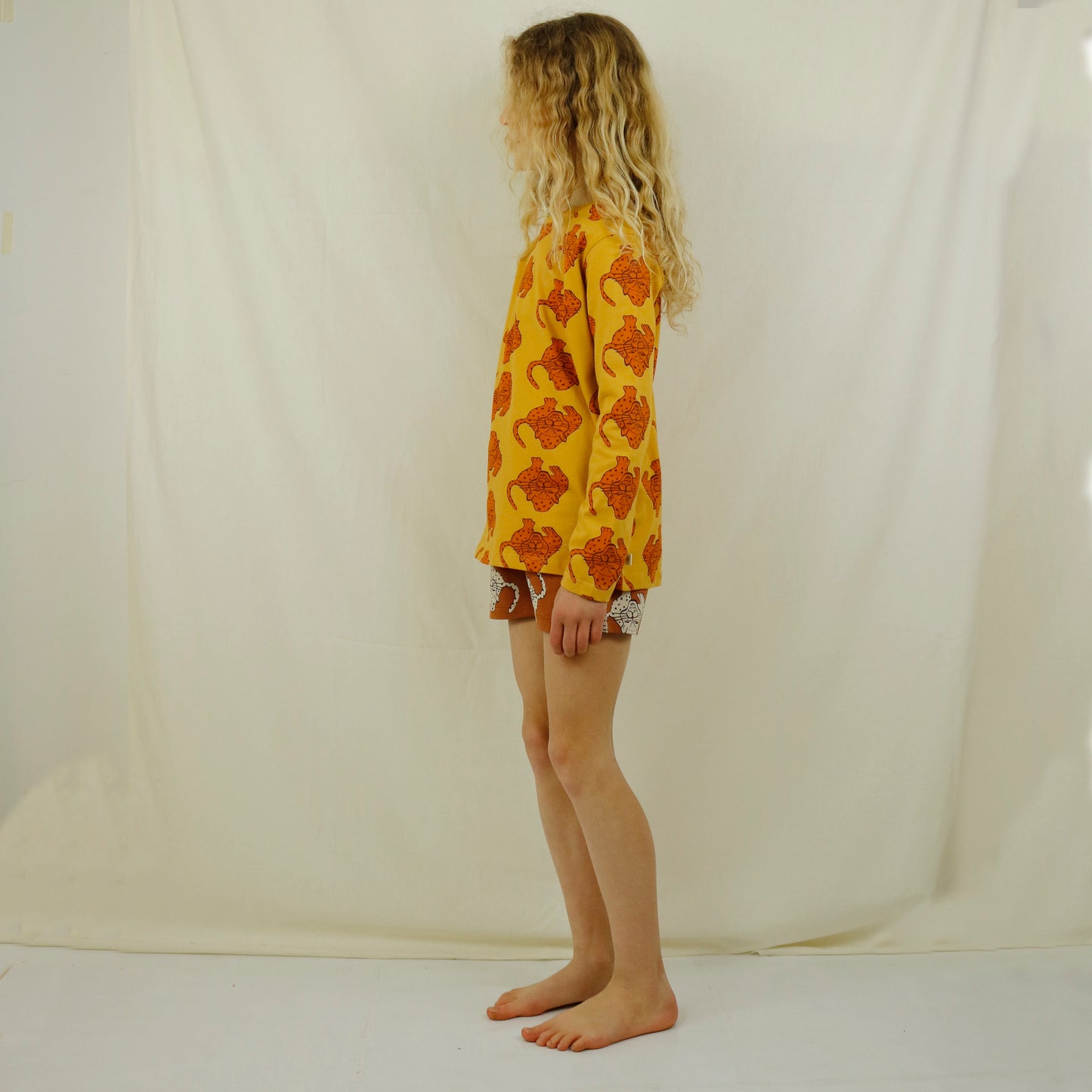 Magische Unisex-Shorts mit Leoparden-Allover-Print