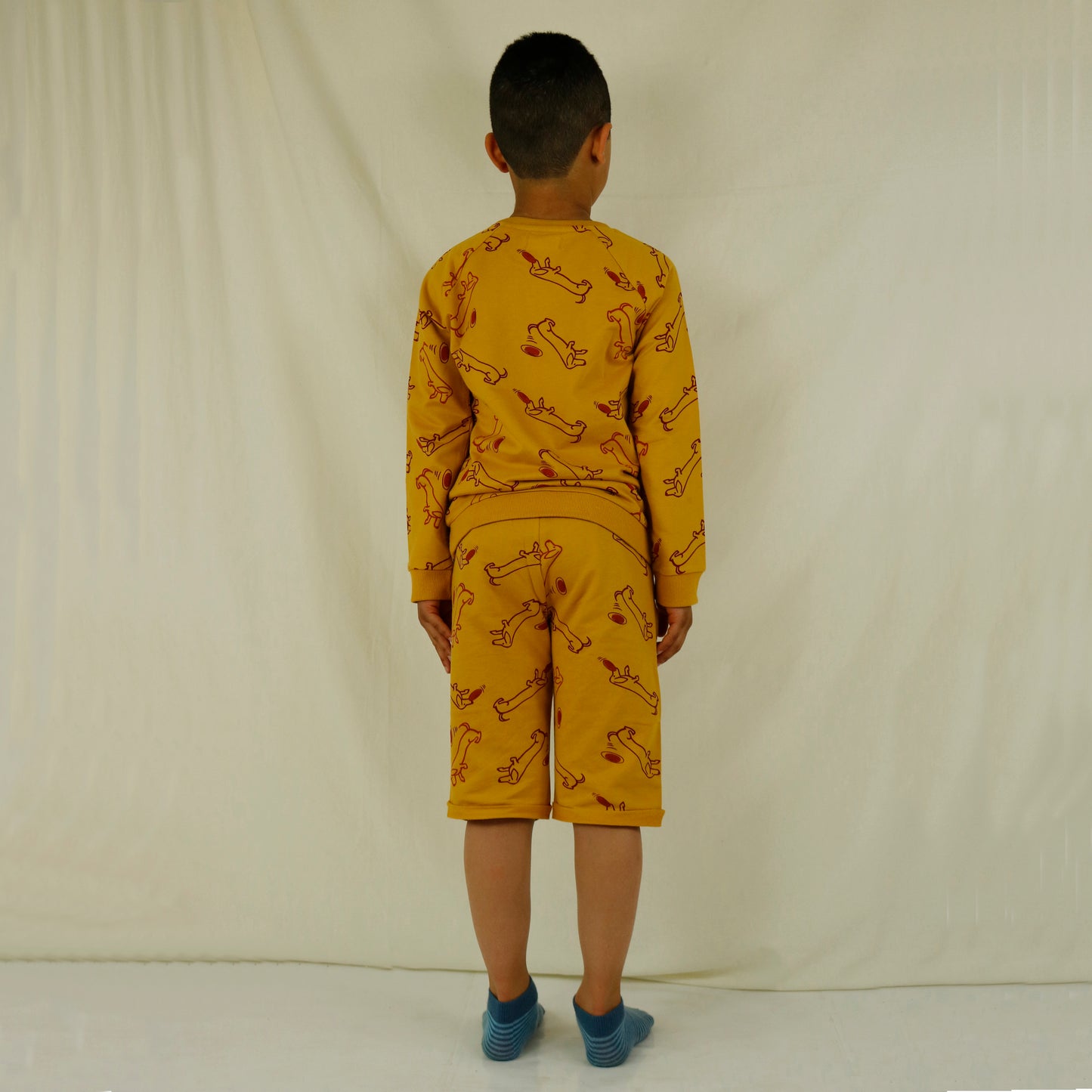 Dackel Billy bei Beach Unisex Bermuda