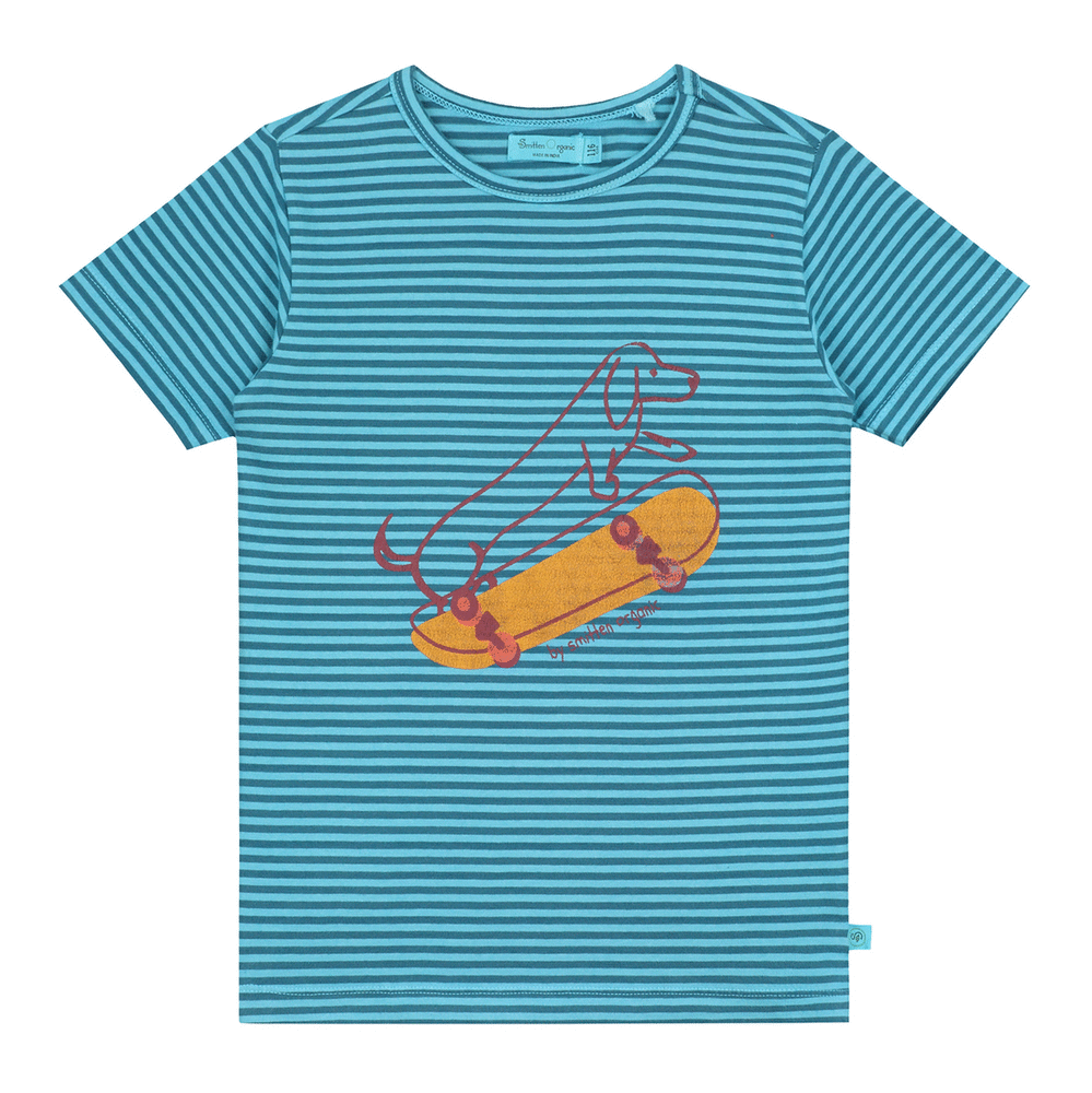 Skateboarding gestreept T-shirt