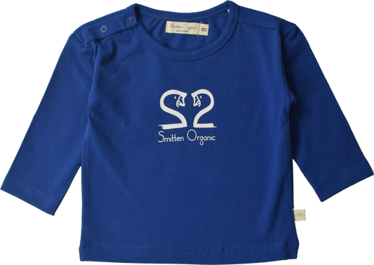 'Hello Spring' Lange Mouwen T-Shirt met Smitten Organic Zwanen
