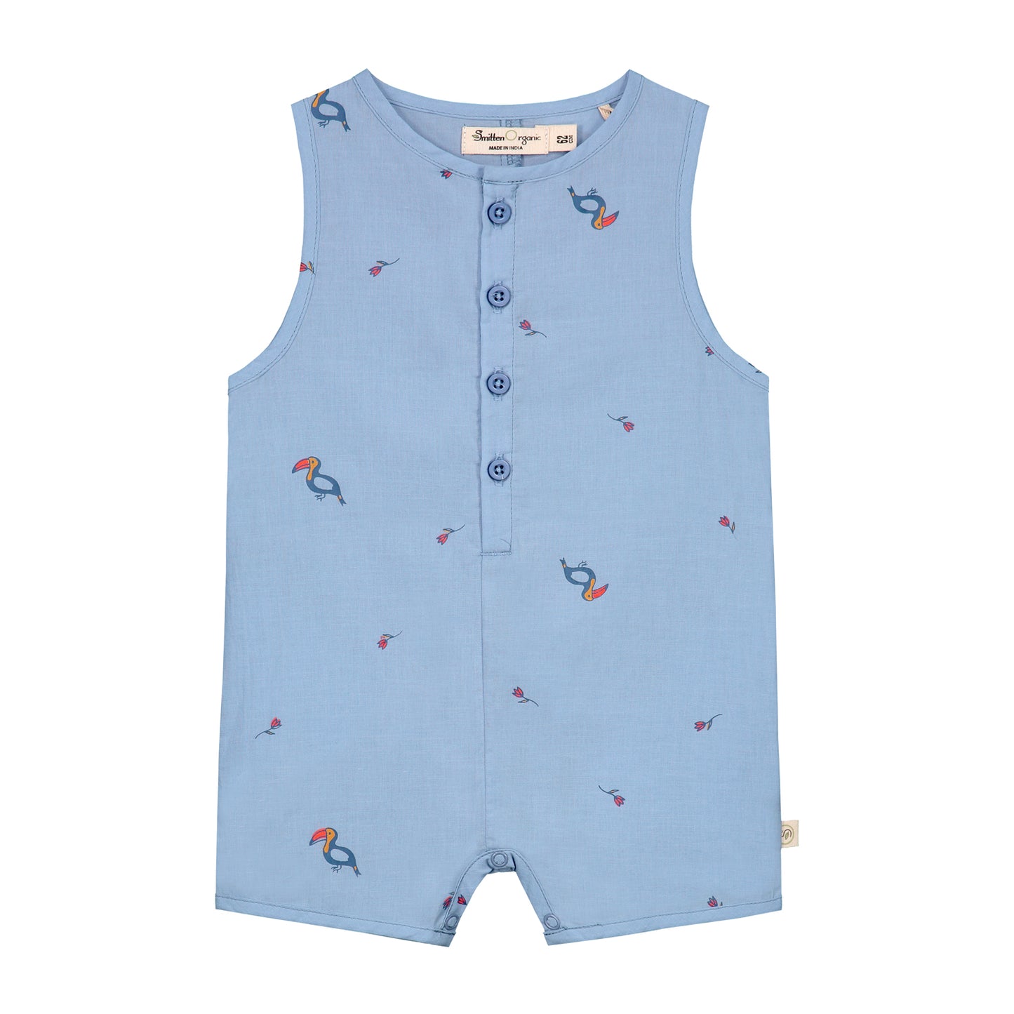 Tropisch Toekan Mouwloze Shortall