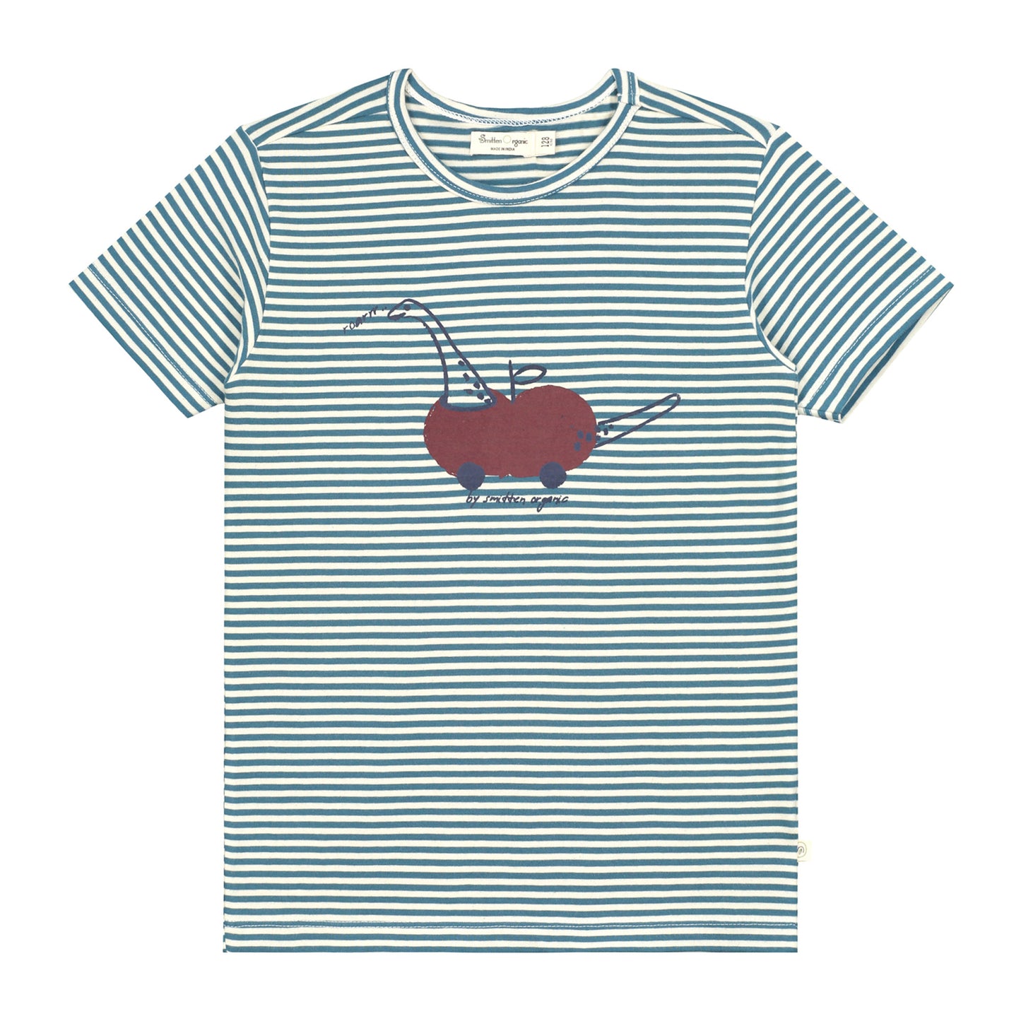 Dino Car Striped Unisex T-shirt