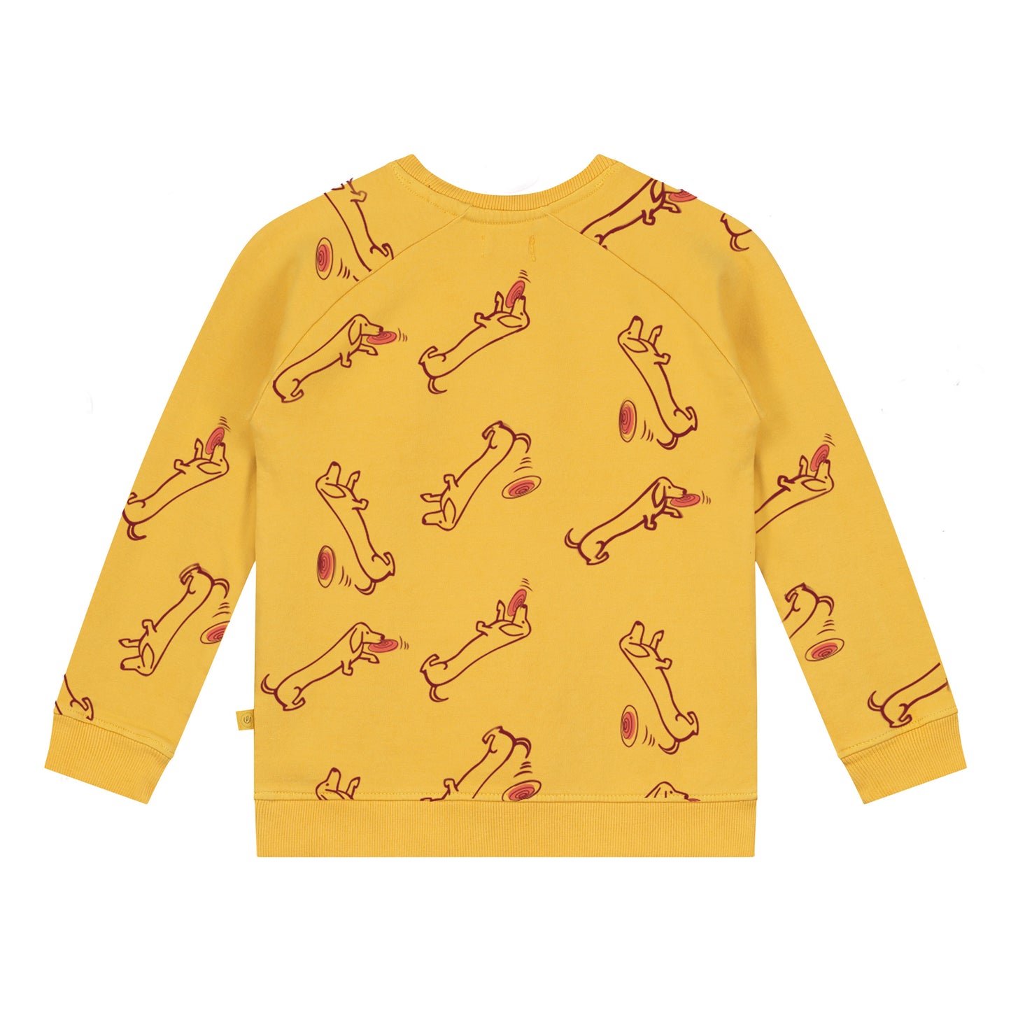 All Over Teckel Billy at Beach print Unisex pullover