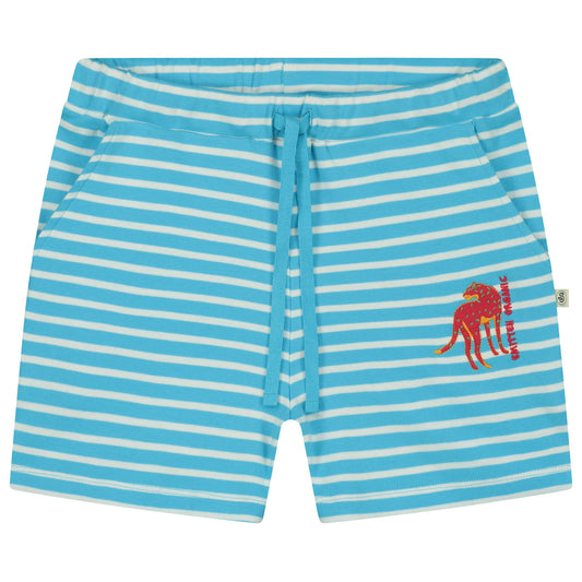 Safari geborduurde luipaard short