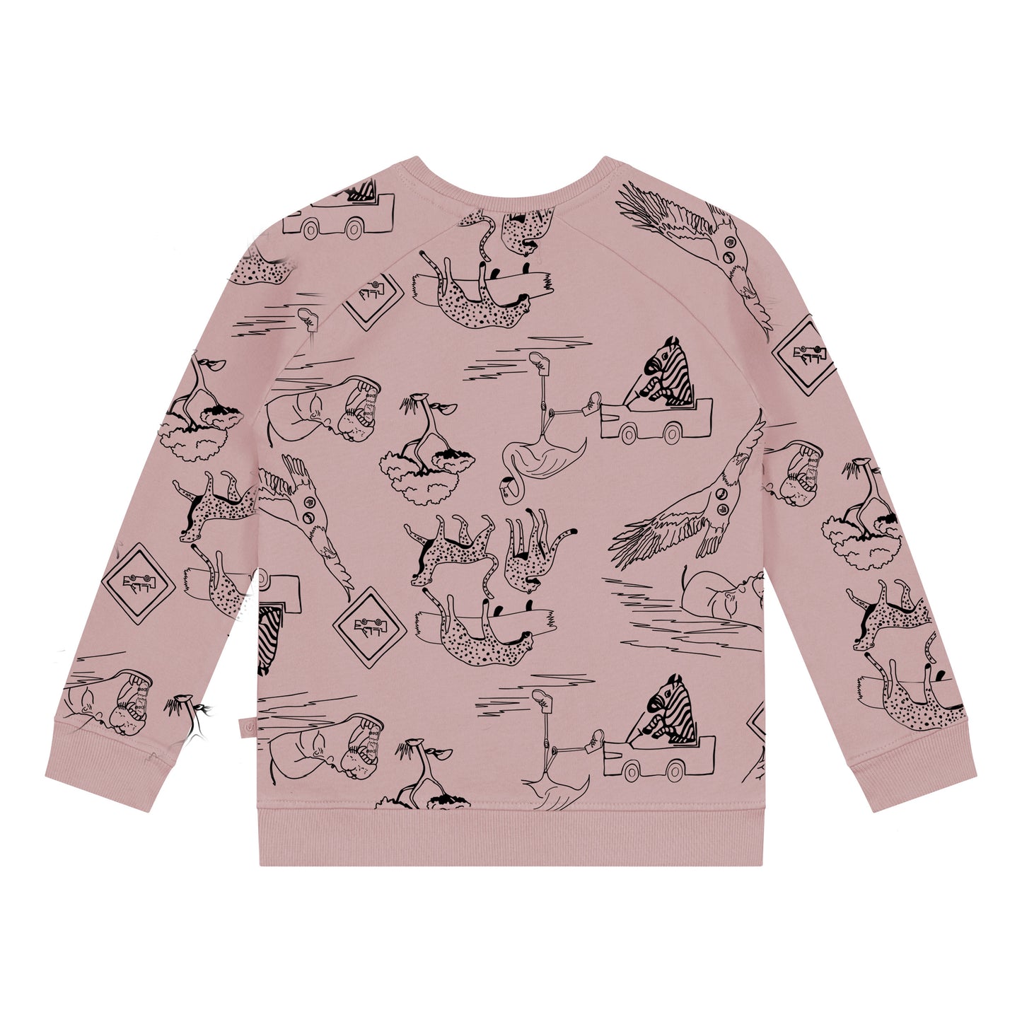Safari all over print roos Sweater