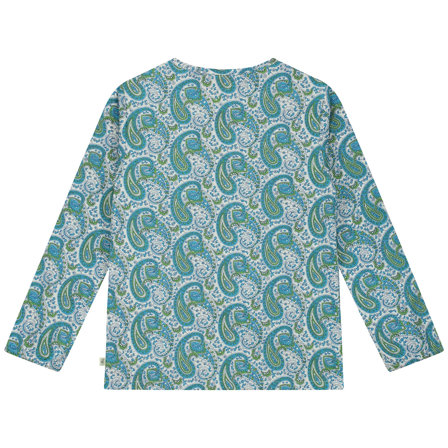 Lange mouwen woven blouse met all-over paisleyprint