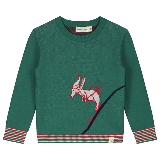 Jaquard Ski Dachshund Jumper