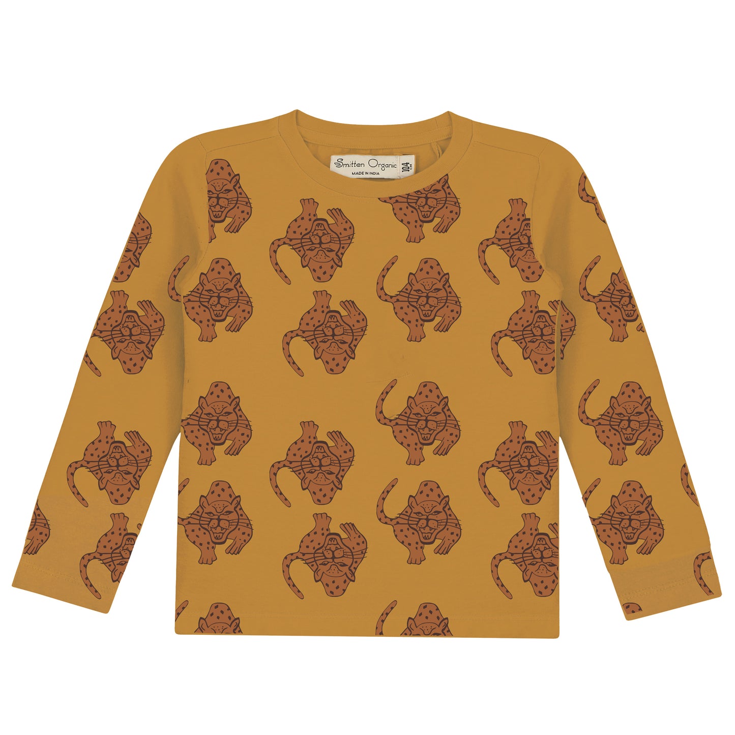 Magisches Leopard All Over Print T-Shirt LS