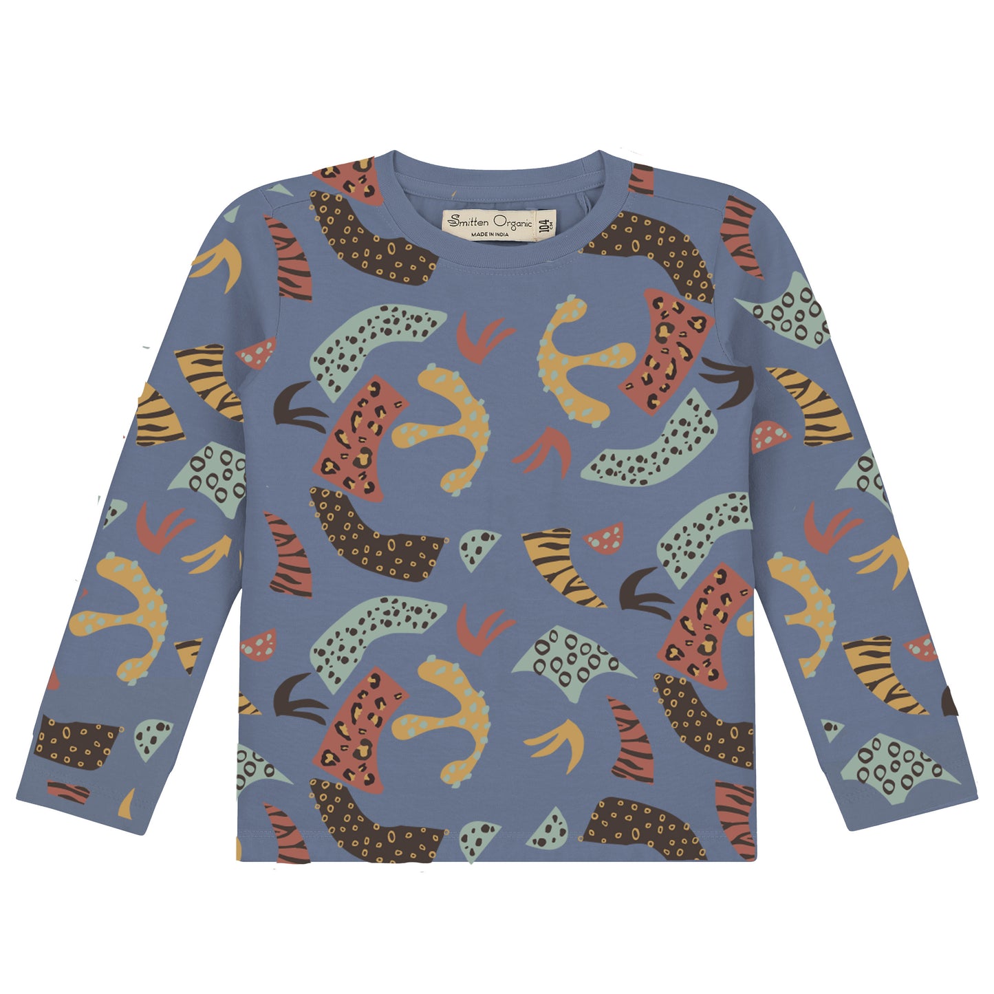 Magical Leopard' All Over Print T-shirt met lange mouwen