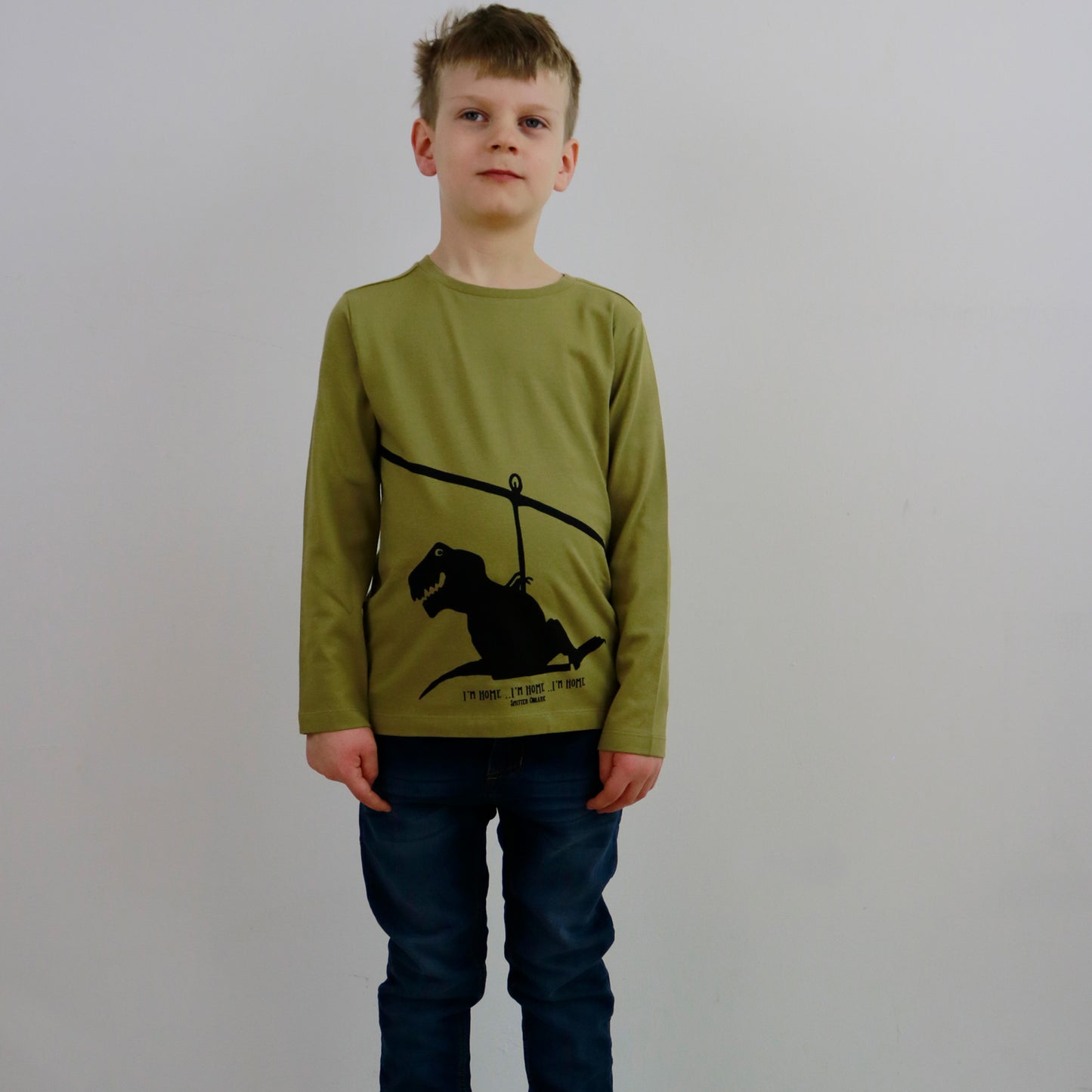 Lange mouwen T-Shirt met 'Dinosaurus' print 